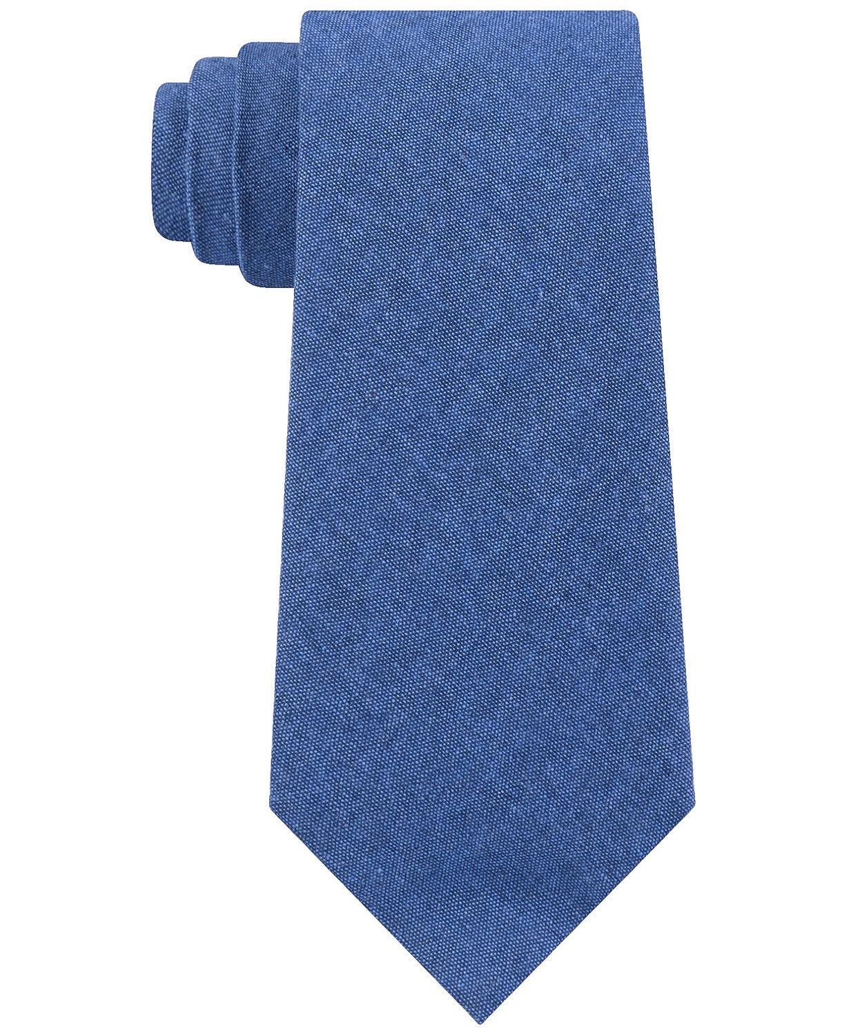 Tommy Hilfiger Men's Manhattan Solid Tie Navy Size Regular