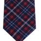 Tommy Hilfiger Men's Boston Classic Plaid Tie Red Size Regular