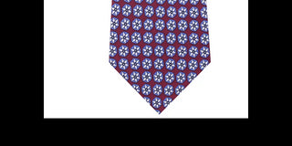 Tommy Hilfiger Men's Classic Snowflake Neat Silk Twill Tie Red Size Regular