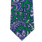 Tommy Hilfiger Men's Central Paisley Silk Tie Green Size Regular