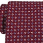 Tommy Hilfiger Square Neat Tie Red Size Regular