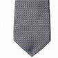 Tommy Hilfiger Men's Navy Micro Silk Tie Gray Size Regular