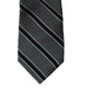Tommy Hilfiger Men's Preppy Stripe Silk Tie Gray Size Regular