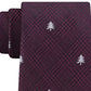 Tommy Hilfiger Men's Holiday Tree Tie Red Size Regular