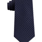 Tommy Hilfiger Men's Preppy Classic Dot Silk Tie Black Size Regular