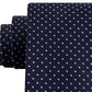 Tommy Hilfiger Men's Preppy Classic Dot Silk Tie Navy Size Regular