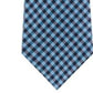 Tommy Hilfiger Men's Classic Textured Plaid Tie Blue Size Regular