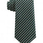 Tommy Hilfiger Men's Classic Textured Plaid Tie Green Size Regular