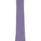 Tommy Hilfiger Men's Classic Textured Plaid Tie Purple Size Regular
