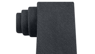 Tommy Hilfiger Men's Aaran Solid Tie Gray Size Regular