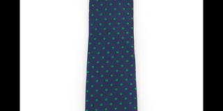 Tommy Hilfiger Men's Mont Classic Dot Stripe Tie Green Size Regular