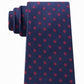 Tommy Hilfiger Men's Mont Classic Dot Stripe Tie Red Size Regular