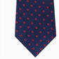 Tommy Hilfiger Men's Mont Classic Dot Stripe Tie Red Size Regular