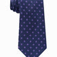 Tommy Hilfiger  Men's Herringbone Dot Tie Purple One Size