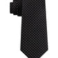 Tommy Hilfiger Men's Bird Eye Tie Black Size Regular