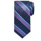 Tommy Hilfiger Men's Village Classic Stripe Tie Purple Size Regular