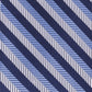 Tommy Hilfiger Men's Village Classic Textured Stripe Silk Tie Navy Size Regular