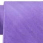 Tommy Hilfiger Men's Village Classic Textured Stripe Silk Tie Purple Size Regular