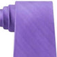 Tommy Hilfiger Men's Village Classic Textured Stripe Silk Tie Purple Size Regular
