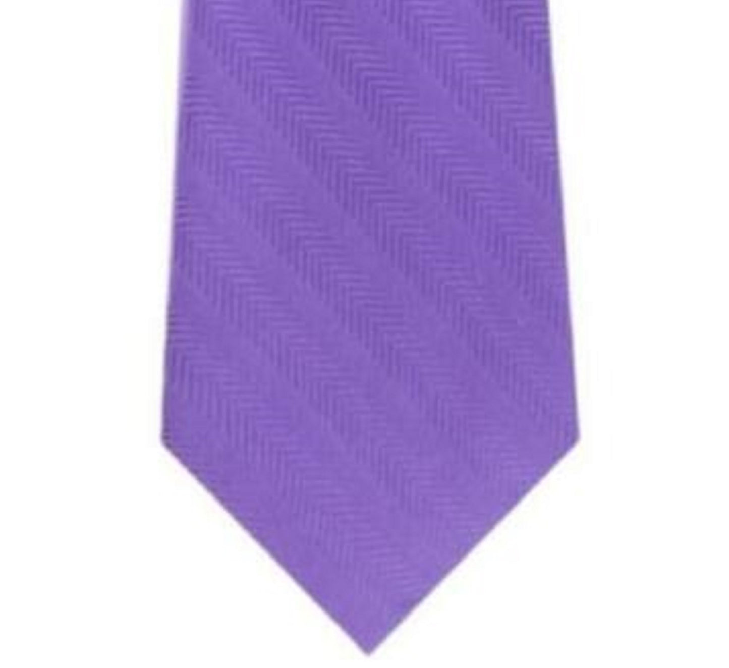 Tommy Hilfiger Men's Village Classic Textured Stripe Silk Tie Purple Size Regular