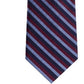 Tommy Hilfiger Men's Village Classic Textured Stripe Silk Tie Red Size Regular