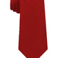 Tommy Hilfiger Men's Village Classic Textured Stripe Silk Tie Red One Size