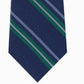 Tommy Hilfiger Men's Classic Textured Stripe Tie Green Size Regular