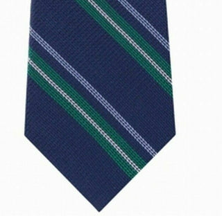 Tommy Hilfiger Men's Classic Textured Stripe Tie Green Size Regular