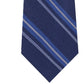 Tommy Hilfiger Men's Classic Textured Stripe Tie Navy Size Regular