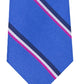 Tommy Hilfiger Men's Bronx Stripe Silk Tie Navy Size Regular
