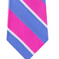 Tommy Hilfiger Men's Bright Medium Stripe Tie Pink Size Regular