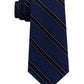 Tommy Hilfiger Men's Stitch Line Stripe Tie Brightblue Size Regular