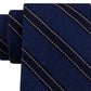 Tommy Hilfiger Men's Stitch Line Stripe Tie Brightblue Size Regular
