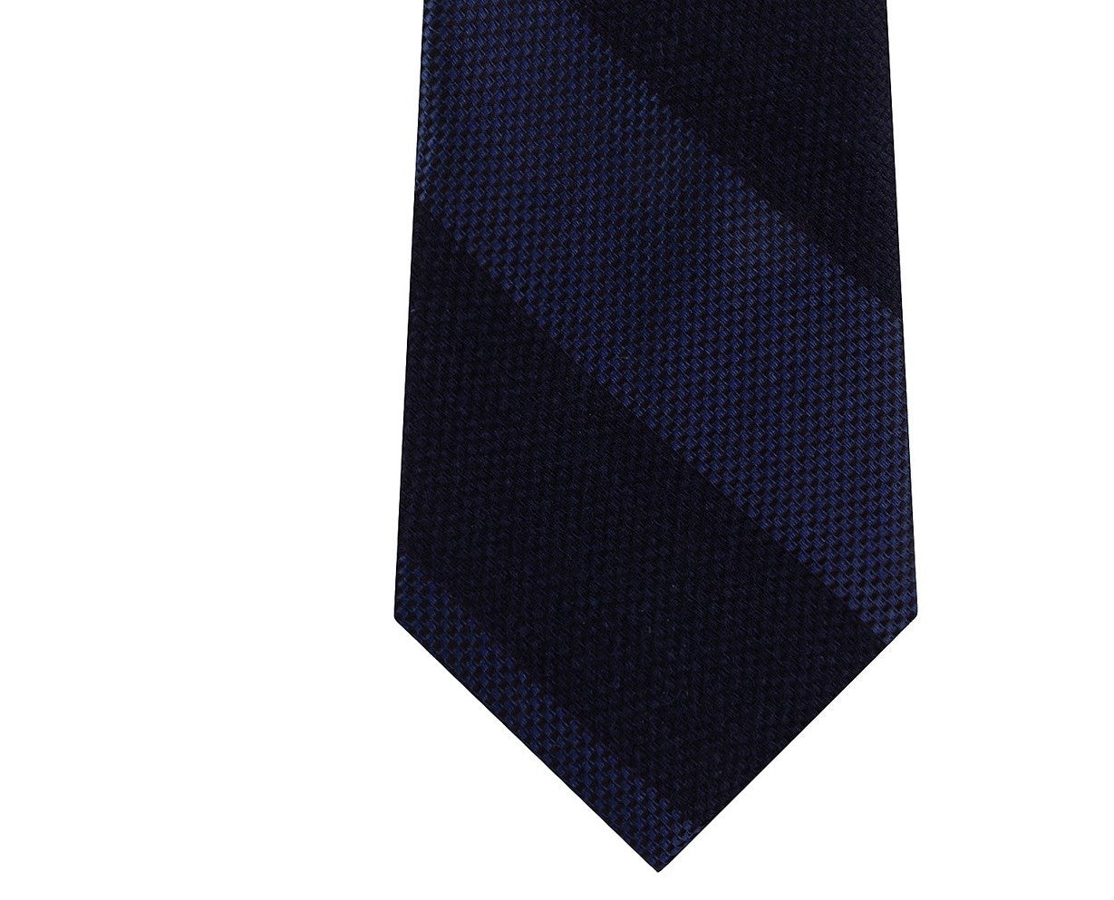 Tommy Hilfiger Men's Andy Stripe Tie Navy Size Regular