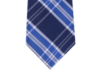 Tommy Hilfiger Men's Vincent Plaid Tie Navy Size Regular