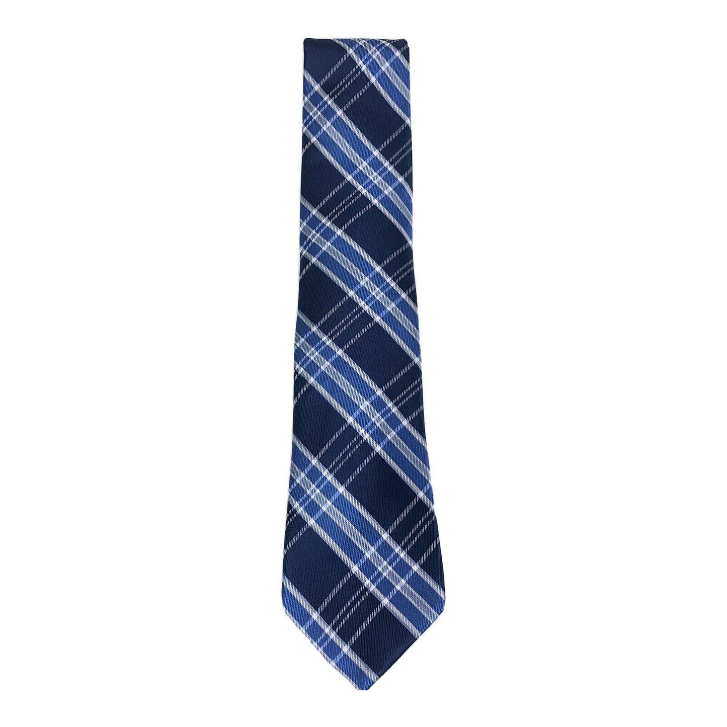 Tommy Hilfiger Men's Vincent Plaid Tie Navy Size Regular