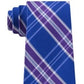 Tommy Hilfiger Men's Vincent Plaid Tie Purple Size Regular
