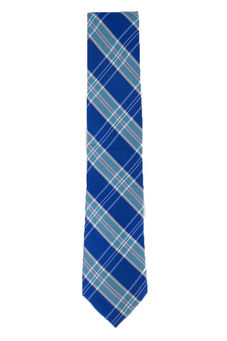 Tommy Hilfiger Men's Vincent Plaid Tie Turquoise One Size