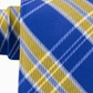 Tommy Hilfiger Men's Vincent Plaid Tie Blue-Yellow One Size