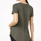 JM Collection Women's Collection Scoop-Neck Top Green Size Small