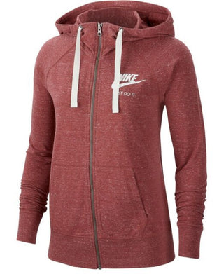 Nike Women's Sportswear Gym Vintage Hoodie Red Size Small