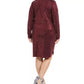 B Darlin Women's Trendy Plus Size Sequined Bodycon Dress Red Size 22