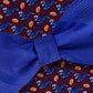 Tommy Hilfiger Men's Solid Stripe Silk Pre-Tied Bow Tie & Wiener Silk Pocket Square Set Blue Size Regular