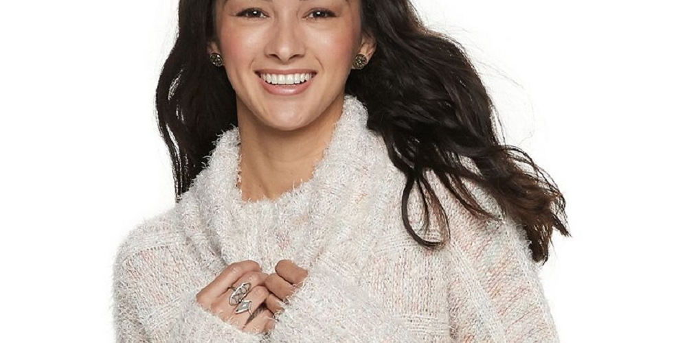 American Rag Juniors' Turtleneck Sweater White Size Small