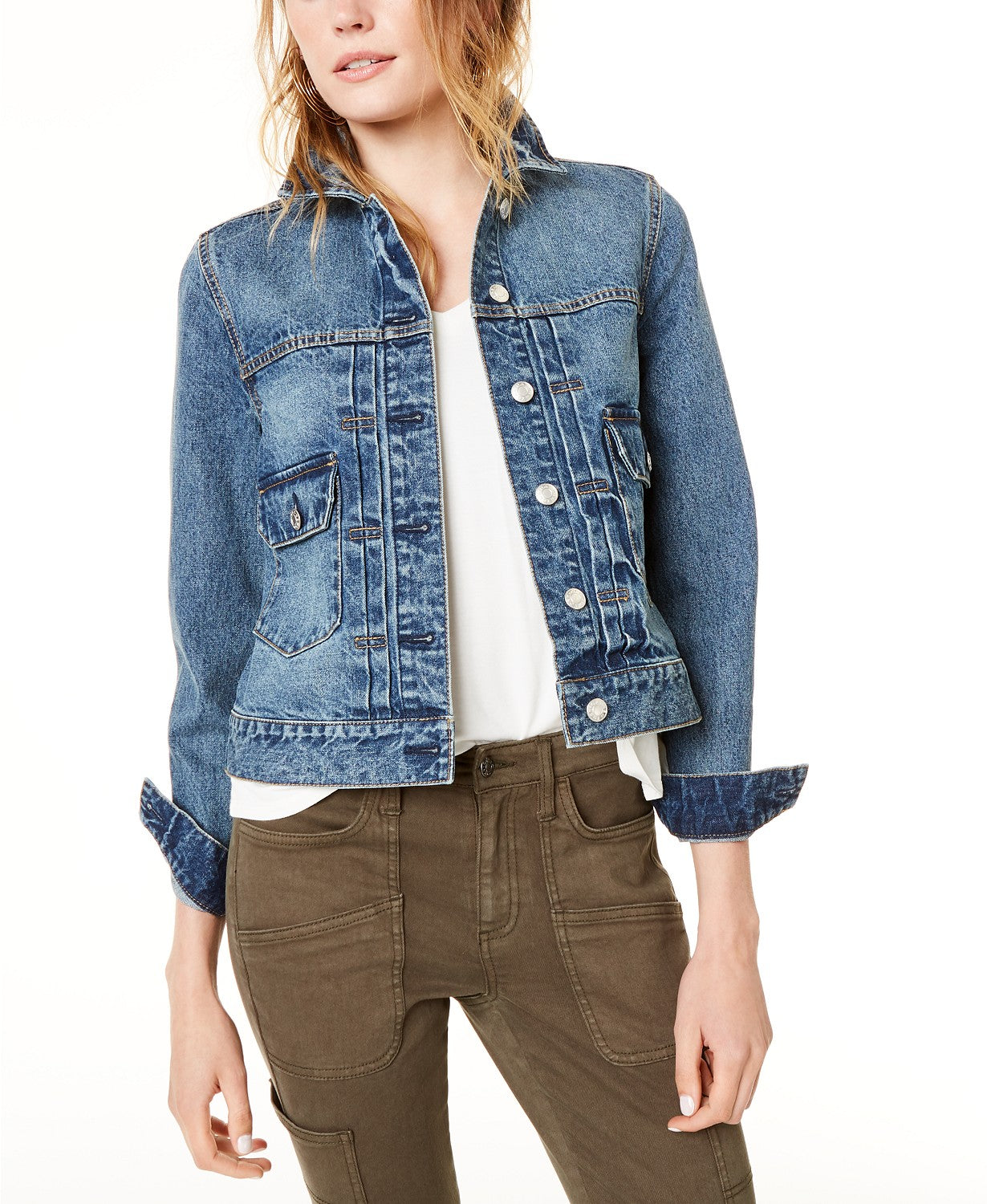 OAT Women's Cotton Denim Jacket arge