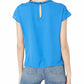 Vince Camuto Women's Button Shoulder Top Dark Blue Size Medium