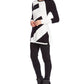 Vince Camuto Women's Diagonal Colorblocked Sweater Black Size X-Large
