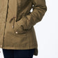 Collection B Juniors' Hooded Anorak Jacket  Brown Size Medium