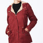 Collection B Juniors Hooded Anorak Jacket Brick Size 2 Extra Large