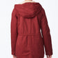 Collection B Juniors Hooded Anorak Jacket Brick Size 2 Extra Large